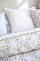 PiP Studio Perkal Bettwäsche PIP Kairi Bloom Light Blue Hell 200 cm x 200 cm blau