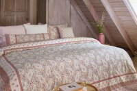 PiP Studio Perkal Bettwäsche PIP Kairi Bloom Light Pink Hell 200 cm x 200 cm rosa