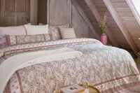 PiP Studio Perkal Bettwäsche PIP Kairi Bloom Light Pink Hell 200 cm x 200 cm rosa