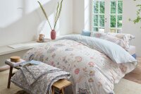 PiP Studio Kissen ko PIP Kairi Bloom Quilted Light Blue Hell 70 cm x 45 cm blau