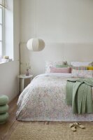PiP Studio Perkal Bettwäsche PIP Lodi Gar n Off-white Cremefarben 135 cm x 200 cm natur