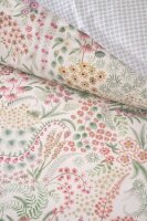 PiP Studio Perkal Bettwäsche PIP Lodi Gar n Off-white Cremefarben 155 cm x 220 cm natur