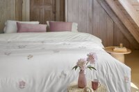 PiP Studio Perkal Bettwäsche PIP Mughal Flower Off-white Cremefarben 155 cm x 220 cm natur