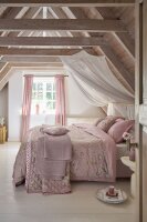 PiP Studio Perkal Bettwäsche PIP Mumbai Morning Pink 200 cm x 200 cm rosa