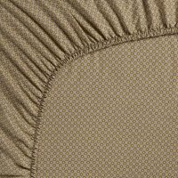 PiP Studio Spannbettlaken PIP Twinkle Star FS Yellow Khaki es Khaki 90 cm x 200 cm gelb