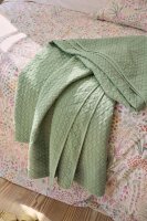 PiP Studio Tagesdecke PIP Yuna Throw Green 240 cm x 260 cm grün