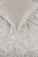 Rivièra Maison Baumwolle Bettwäsche RM Palm Paradise Sand Sand 155 cm x 220 cm natur