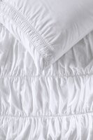 Rivièra Maison Baumwolle Bettwäsche RM Ruffle White 135 cm x 200 cm weiß
