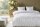 Rivièra Maison Baumwolle Bettwäsche RM Ruffle White 155 cm x 220 cm weiß