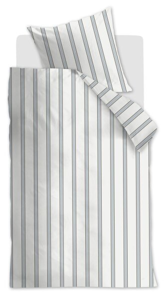 vtwonen Baumwolle Bettwäsche VT Fun Stripe Blue 155 cm x 220 cm blau