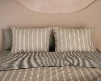 vtwonen Baumwolle Bettwäsche VT Mini Stripe al 135 cm x 200 cm natur