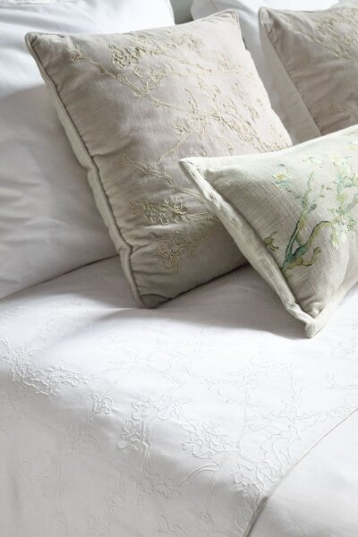Beddinghouse Dekokissen BH GOGH Broderie Fleurie Cush Beige50x50 Beige