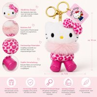 Hello Kitty Plüsch Schlüsselanhänger 10 cm...
