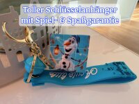 Mini Würfel Frozen die Eiskönigin 3,5 x 3,5 cm Schlüsselanhänger mit Glocke und Motivwürfel Cubix Zauberwürfel für Kinder Geschenke