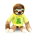 Faultier Kuscheltier XXL 85 cm Plüschtier Plush Stofftier Lazy Gelb