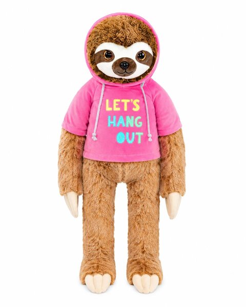 Faultier Kuscheltier XXL 85 cm Plüschtier Plush Stofftier Hang Out Rosa