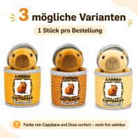 Capybara Kuscheltier in Dose, Plüschtier sortiert,...