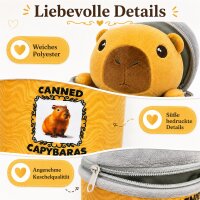 Capybara Kuscheltier in Dose, Plüschtier sortiert, ca. 19 cm weich Kinder Deko Geschenk