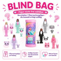 Mini BarbieLand Cutie Reveal Überraschungsfigur Blind Bag 4 cm, Sammelfigur mit Behälter und Haustier, zufällige Auswahl, Spielzeug Geschenk ab 4 Jahren