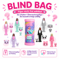 Mini BarbieLand Cutie Reveal Überraschungsfigur Blind Bag 4 cm, Sammelfigur mit Behälter und Haustier, zufällige Auswahl, Spielzeug Geschenk ab 4 Jahren