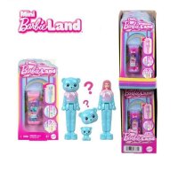 Mini BarbieLand Cutie Reveal Überraschungsfigur Blind Bag 4 cm, Sammelfigur mit Behälter und Haustier, zufällige Auswahl, Spielzeug Geschenk ab 4 Jahren