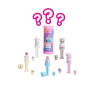 Mini BarbieLand Cutie Reveal Überraschungsfigur Blind Bag 4 cm, Sammelfigur mit Behälter und Haustier, zufällige Auswahl, Spielzeug Geschenk ab 4 Jahren