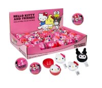 Hello Kitty and Friends Mystery Kapsel Pl&uuml;schfigur, 1 zuf&auml;llige Sammelfigur in Kugel, ca. 5,5 x 6 cm, weicher Mini Pl&uuml;sch, &Uuml;berraschungsfigur f&uuml;r Kinder, Geschenkidee
