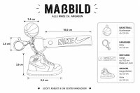 Sneaker-Rucksackanhänger Bag 6cm Basketball &...