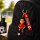 Fußball Schlüsselanhänger Ronaldo Bagclip Rucksackanhänger PVC Figur mit Band – 1 von 6 Designs
