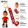 Fußball Schlüsselanhänger Ronaldo Bagclip Rucksackanhänger PVC Figur mit Band – 1 von 6 Designs