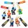 Gaming Schlüsselanhänger Überraschungsfigur Roblox mit Silikonband 1 von 6 Figuren PVC Anhänger für Schlüssel Rucksack Tasche Geschenk Kinder