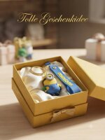 Schlüsselanhänger Minions Comicfigur mit Handschlaufe und Karabiner, Zufallsmotiv 5–6,5 cm