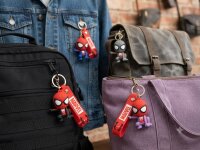 Spiderman Schlüsselanhänger mit Schlüsselband – Überraschungsdesign – 1 Stück zufällige Farbvariante – Anhänger für Schlüsselbund, Tasche & Rucksack – dekoratives Accessoire