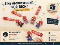 Spiderman Schlüsselanhänger mit Schlüsselband – Überraschungsdesign – 1 Stück zufällige Farbvariante – Anhänger für Schlüsselbund, Tasche & Rucksack – dekoratives Accessoire