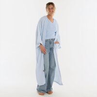 Knit Factory | Elva Kimono Lang Serein Blue - 36/42 | Hellblau