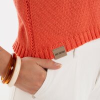 Knit Factory | Lumi Strickweste Sunset Orange - 36/38