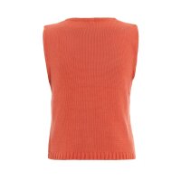 Knit Factory | Lumi Strickweste Sunset Orange - 36/38