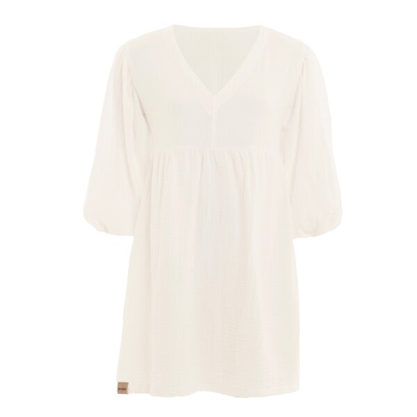 Knit Factory | Drew Kleid Ecru - 40/42 | Beige