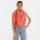 Knit Factory | Liv Dreieckstuch Sunset Orange | 190x85 cm