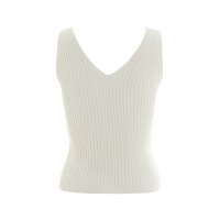 Knit Factory | Layla Gestricktes Top Woolwhite - 40/42 | Weiß