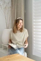 Knit Factory | Casy Strickpullover Leinen - 36/38 | Braun