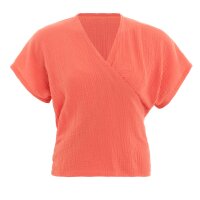 Knit Factory | Dani Wickeltop Sunset Orange - 36/42