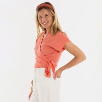 Knit Factory | Dani Wickeltop Sunset Orange - 36/42