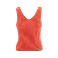 Knit Factory | Layla Gestricktes Top Sunset Orange - 40/42