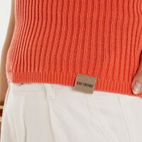 Knit Factory | Layla Gestricktes Top Sunset Orange - 40/42