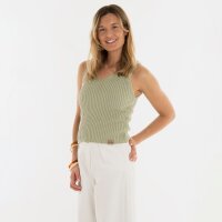Knit Factory | Layla Gestricktes Top Olive Mist - 40/42 |...