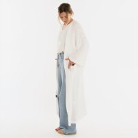 Knit Factory | Elva Kimono Lang Woolwhite - 36/42 | Weiß