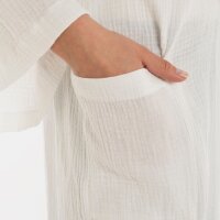 Knit Factory | Elva Kimono Lang Woolwhite - 36/42 | Weiß