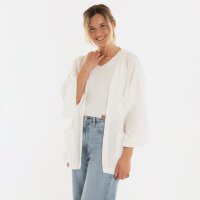 Knit Factory | Elva Kimono Kurz Woolwhite - 36/42 |...
