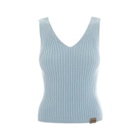 Knit Factory | Layla Gestricktes Top Serein Blue - 40/42...